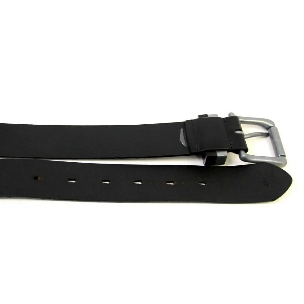 SADDLE BLACK GENUINE LEATHER 1 3/8